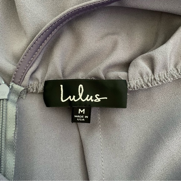 NWT Lulus Moment For Life Halter Jumpsuit Lavender Sz Medium - Picture 10 of 10